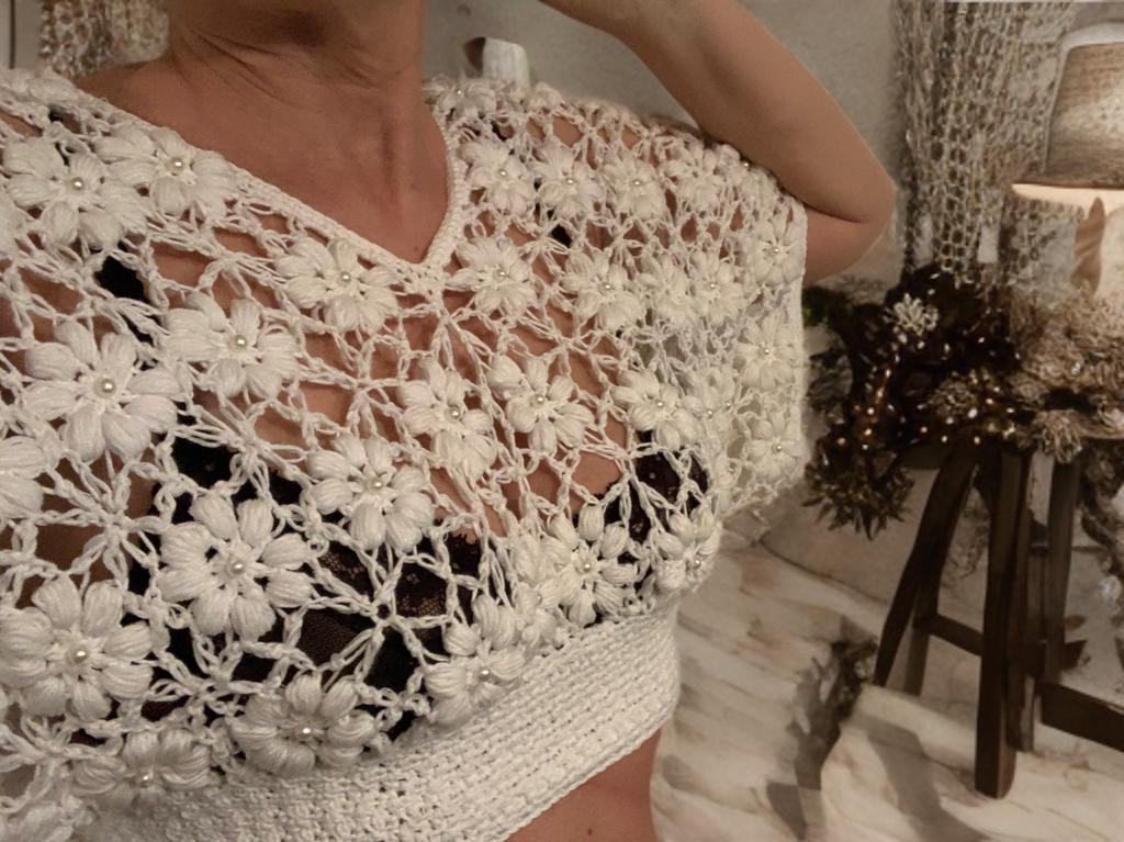 LILI CROP TOP pattern, crop top pattern, crochet pattern, crochet crop top pattern