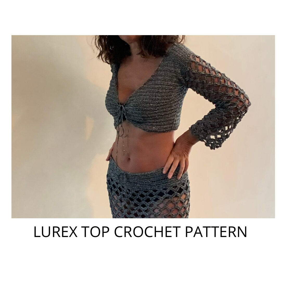 Lurex top CROCHET PATTERN