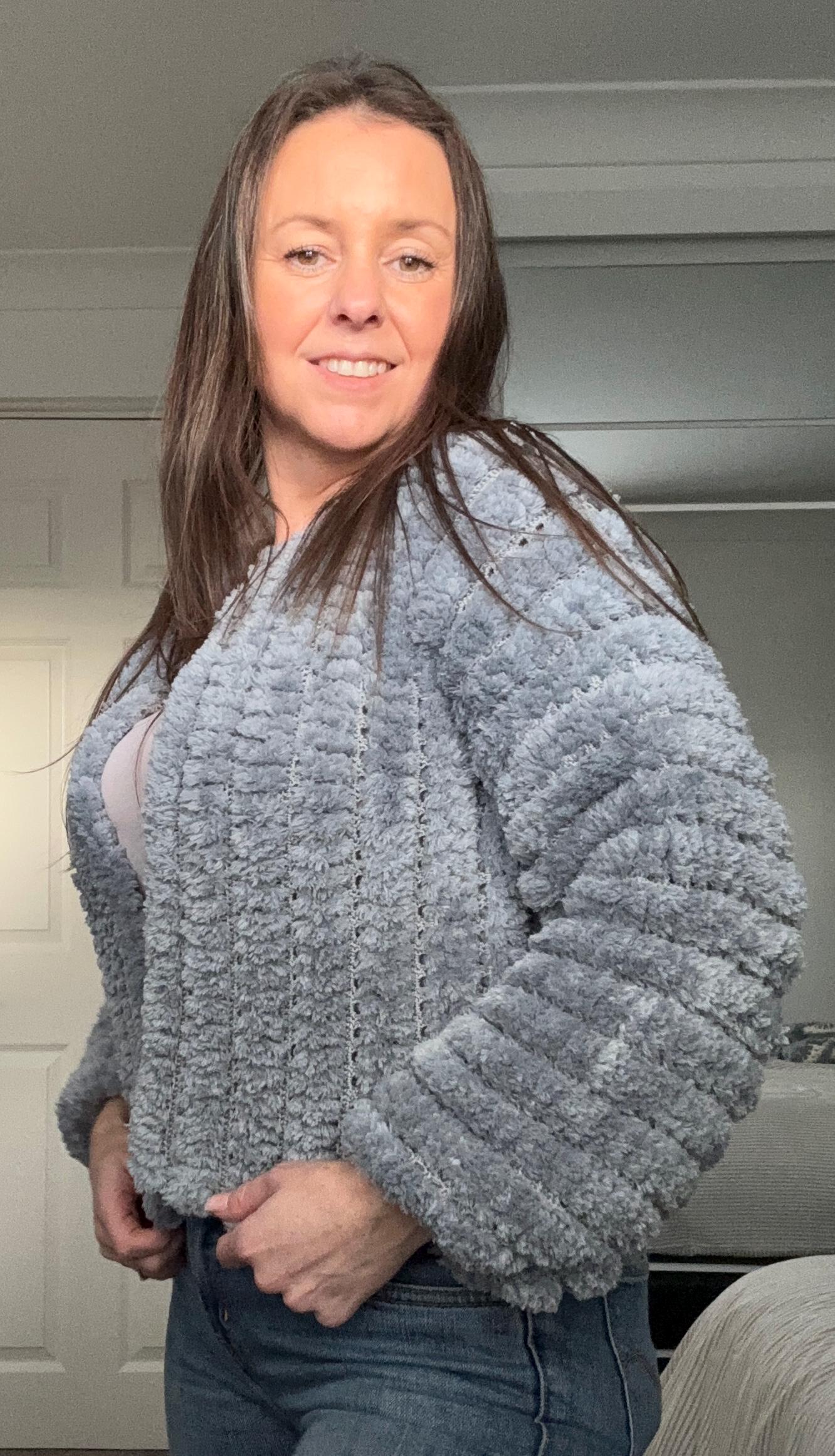 EDNA JACKET PATTERN, crochet jacket pattern, crochet cardigan pattern