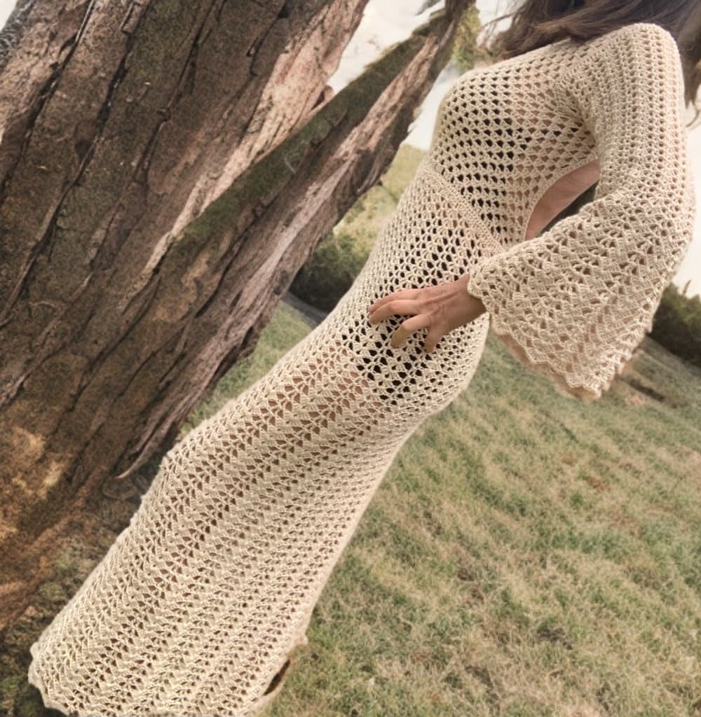 Maya dress crochet pattern. Crochet dress pattern,