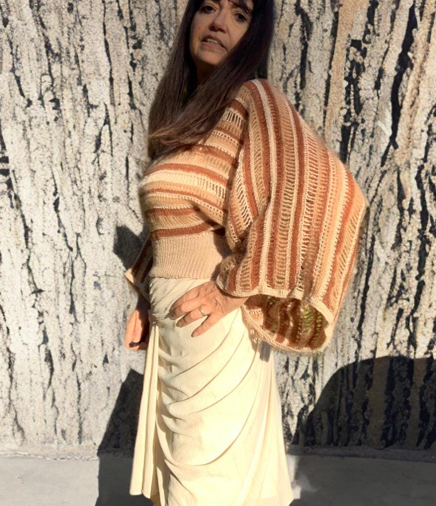 THEIA SWEATER PATTERN, sweater pattern, crochet sweater pattern