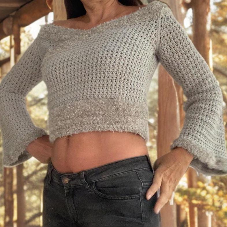 CALLIOPE SWEATER PATTERN, crochet sweater pattern, sweater pattern