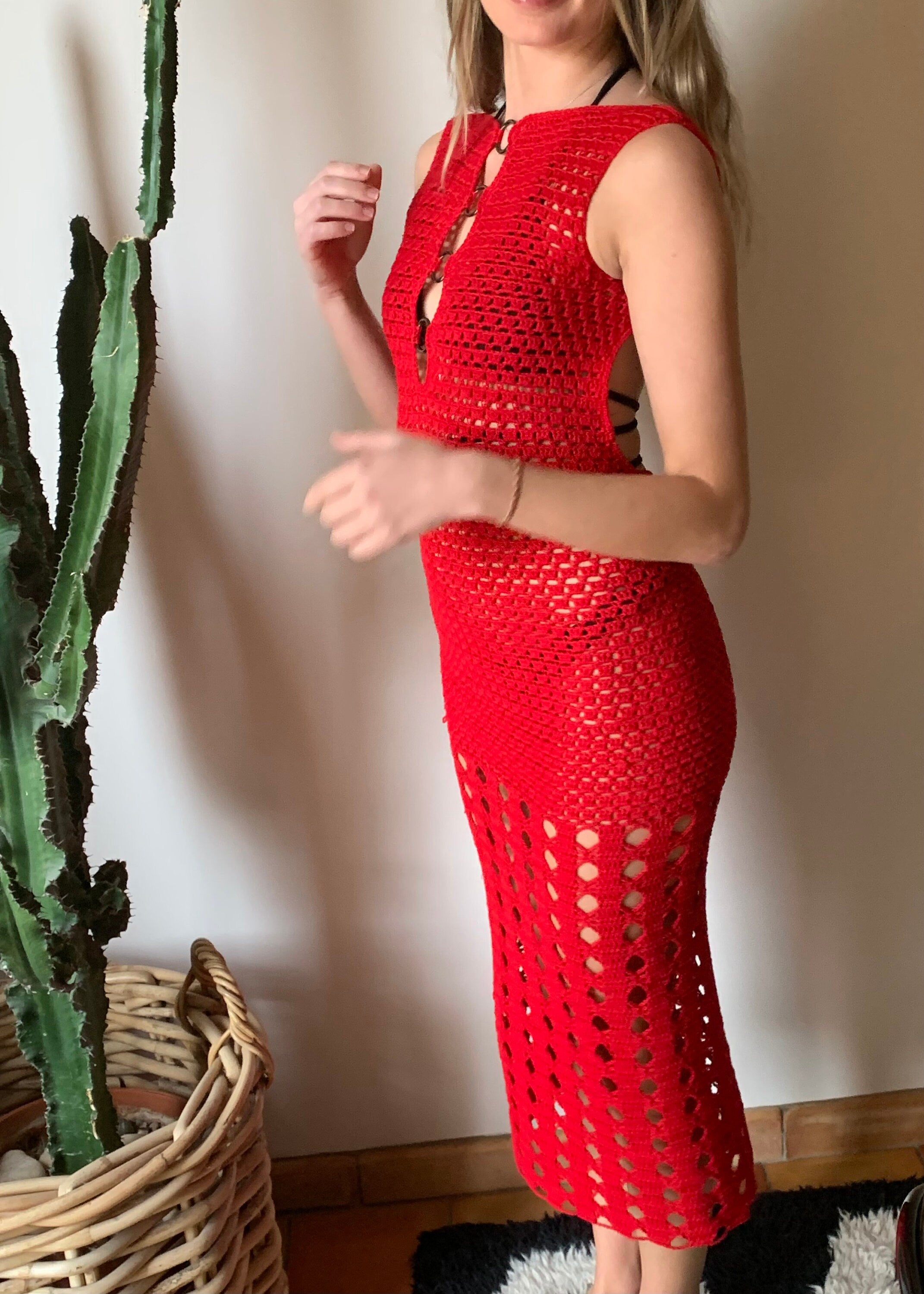 Marine dress crochet pattern