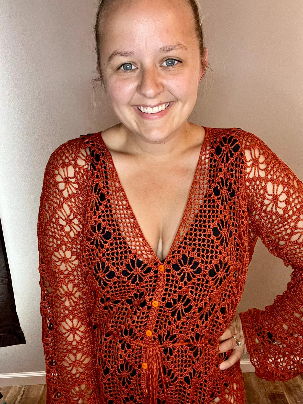 Crochet beach coverup pattern. Clea beach pantsuit. Crochet beach dress pattern