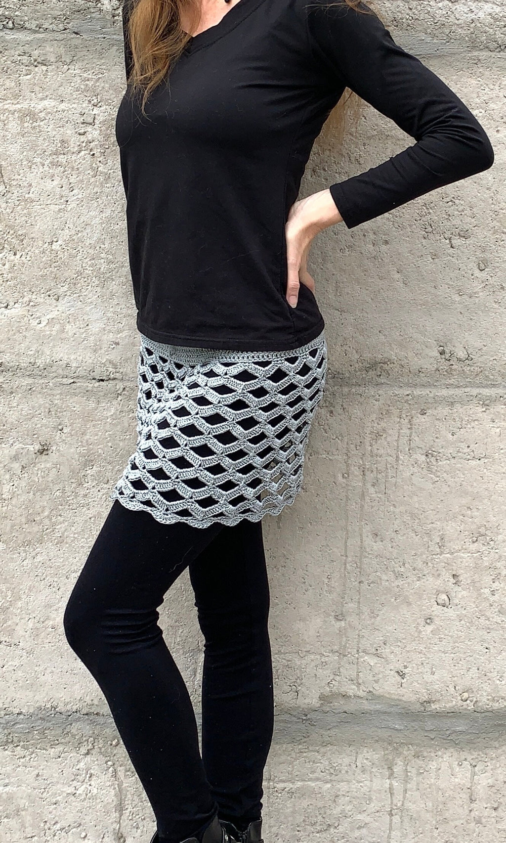 Lurex skirt CROCHET PATTERN