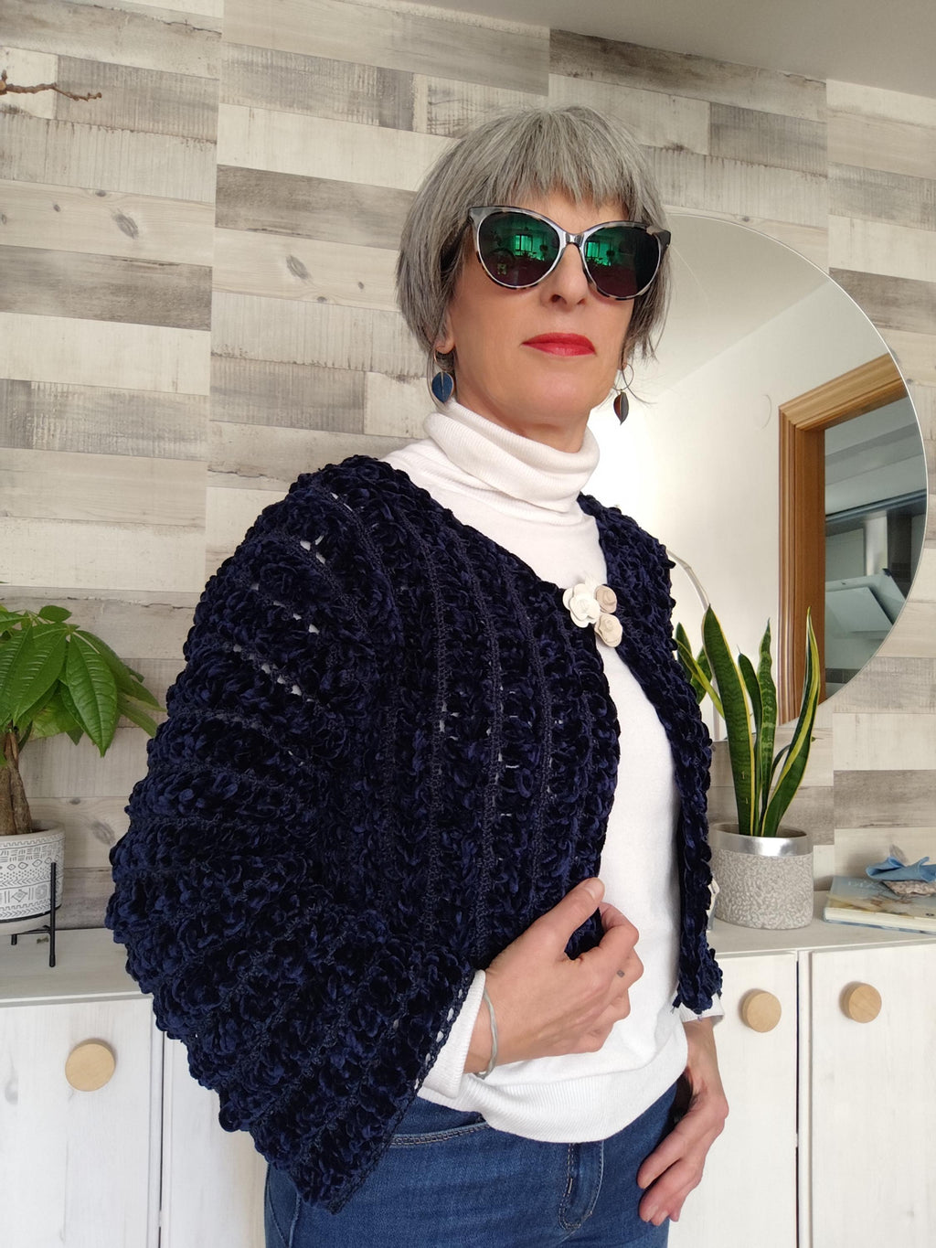 EDNA JACKET PATTERN, crochet jacket pattern, crochet cardigan pattern