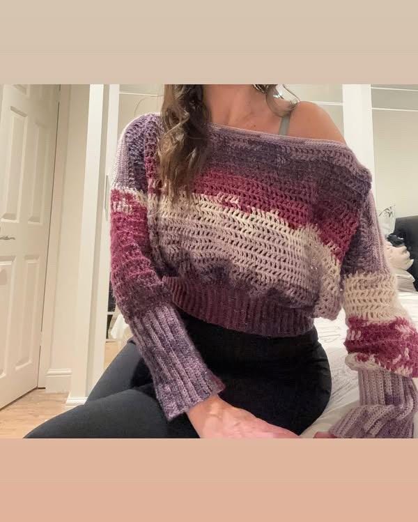 IDA SWEATER PATTERN, crochet pattern, crochet sweater pattern.