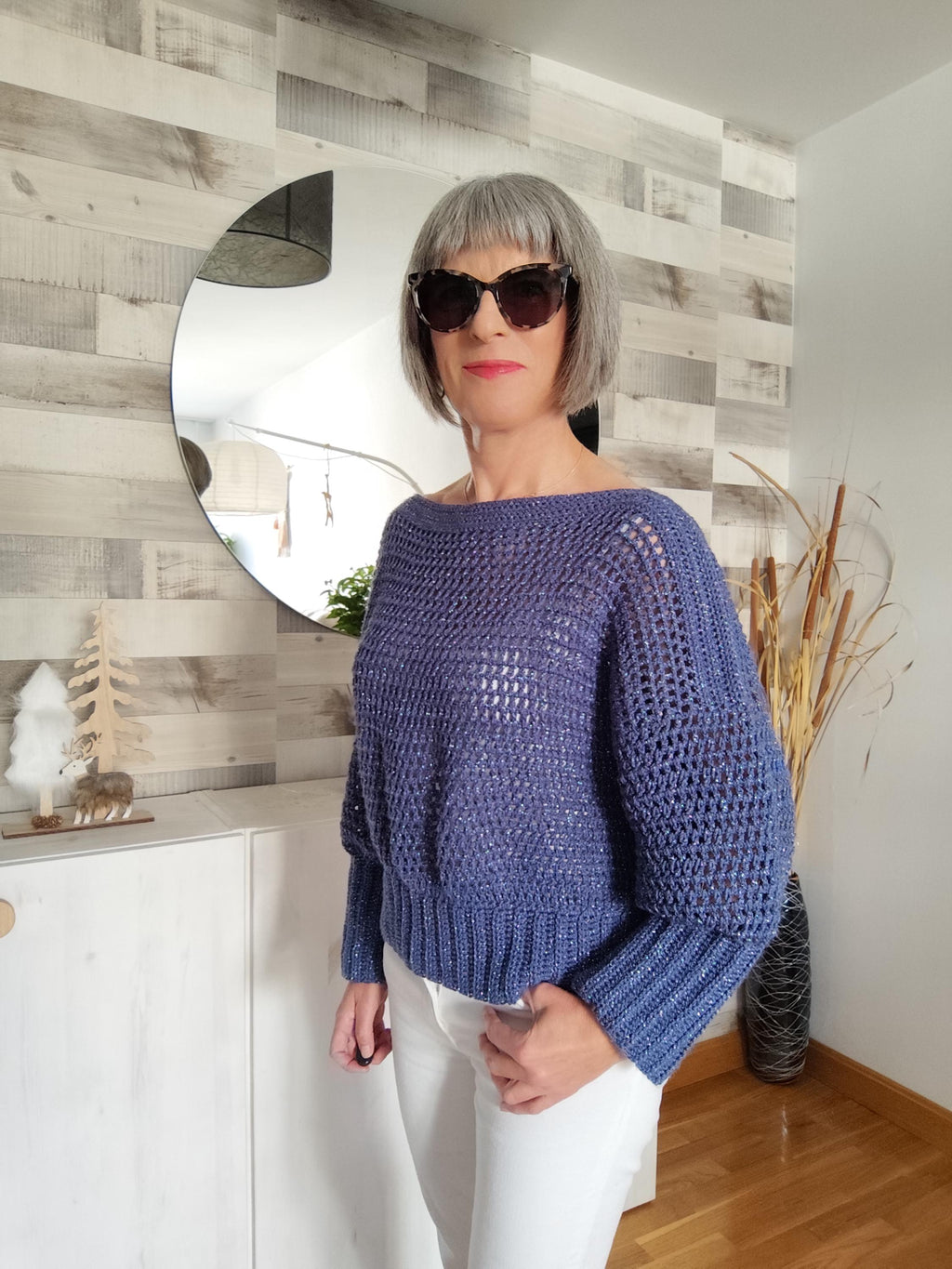 IDA SWEATER PATTERN, crochet pattern, crochet sweater pattern.