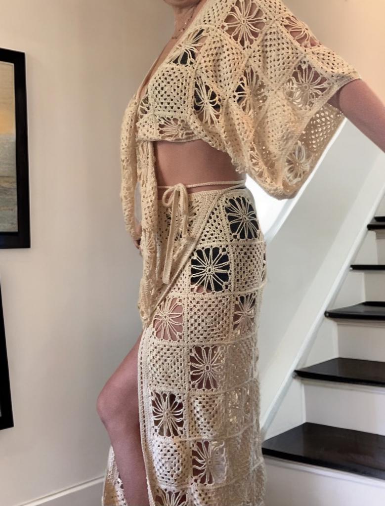 ZOE SKIRT PATTERN, skirt pattern, crochet skirt pattern