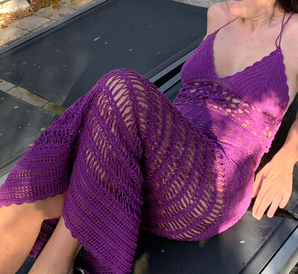 Lydia dress crochet pattern, crochet dress