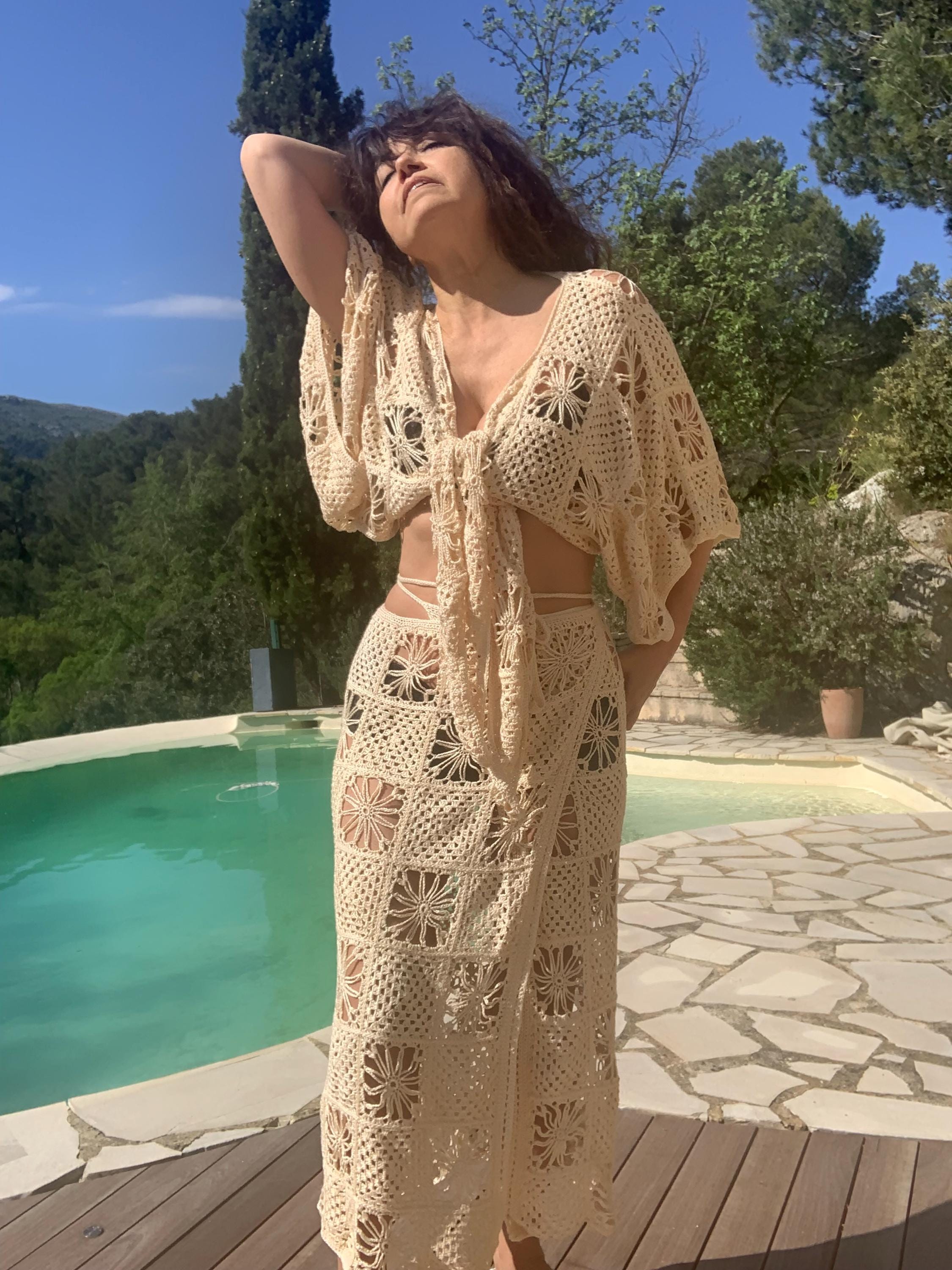 ZOE SKIRT PATTERN, skirt pattern, crochet skirt pattern