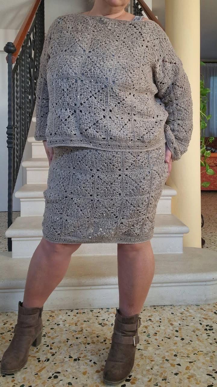 BREE SET crochet pattern , crochet set pattern, crochet dress pattern