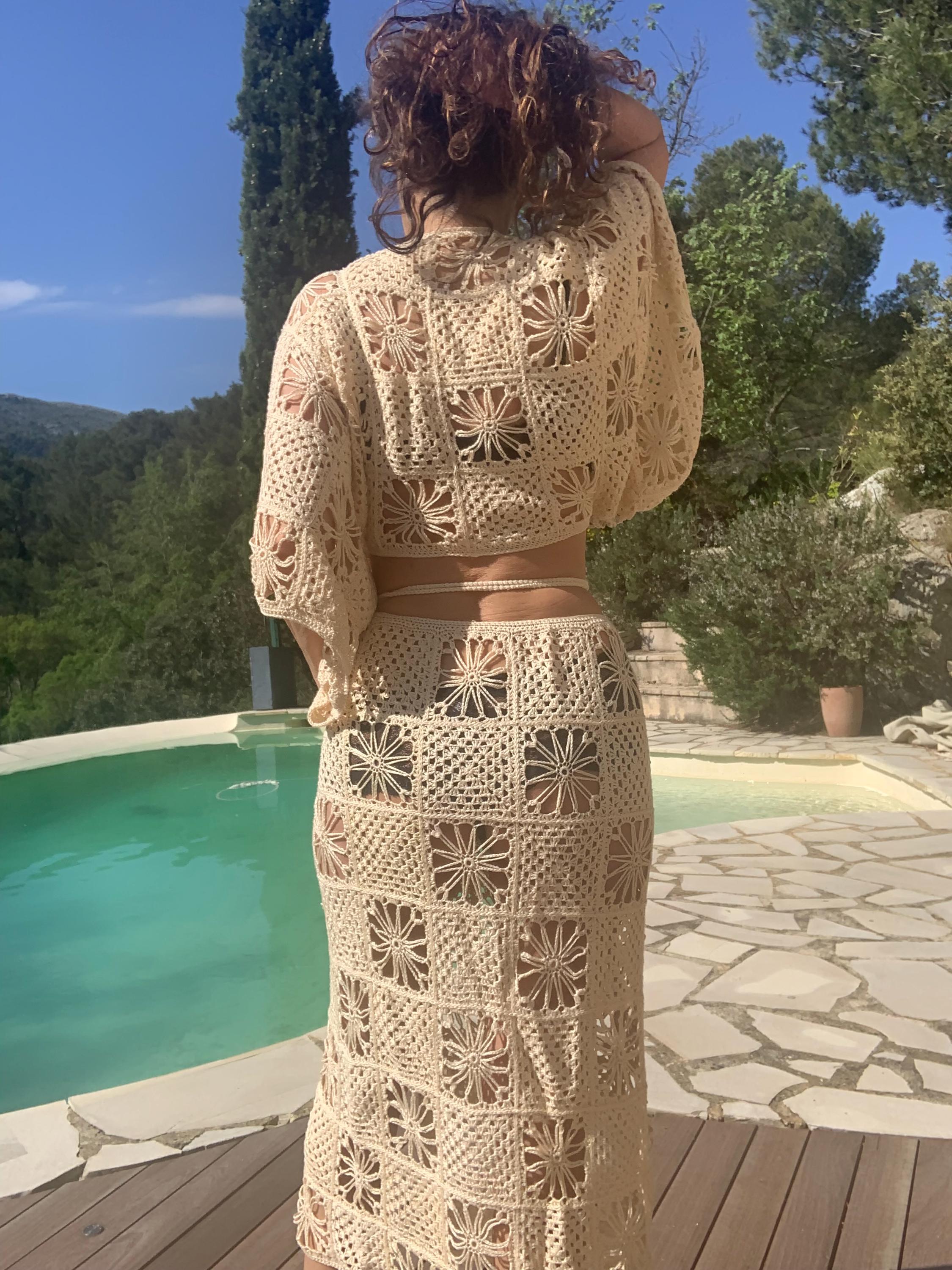 ZOE CROP TOP pattern, crop top pattern, crochet crop top pattern