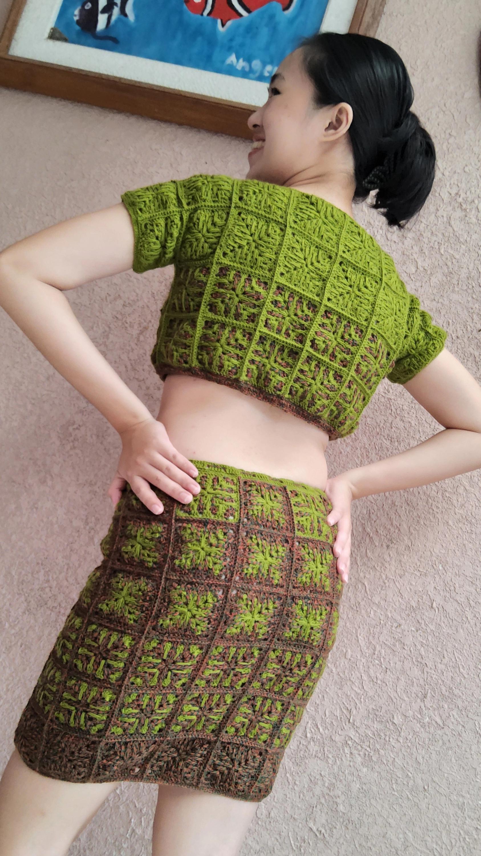 BREE SET crochet pattern , crochet set pattern, crochet dress pattern