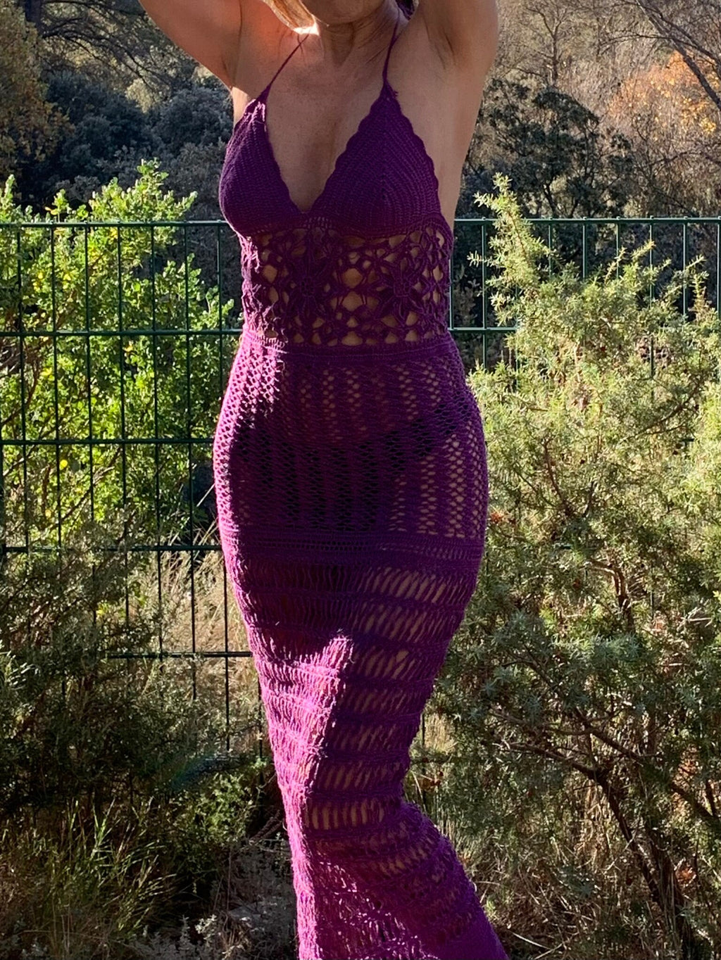 Lydia dress crochet pattern, crochet dress