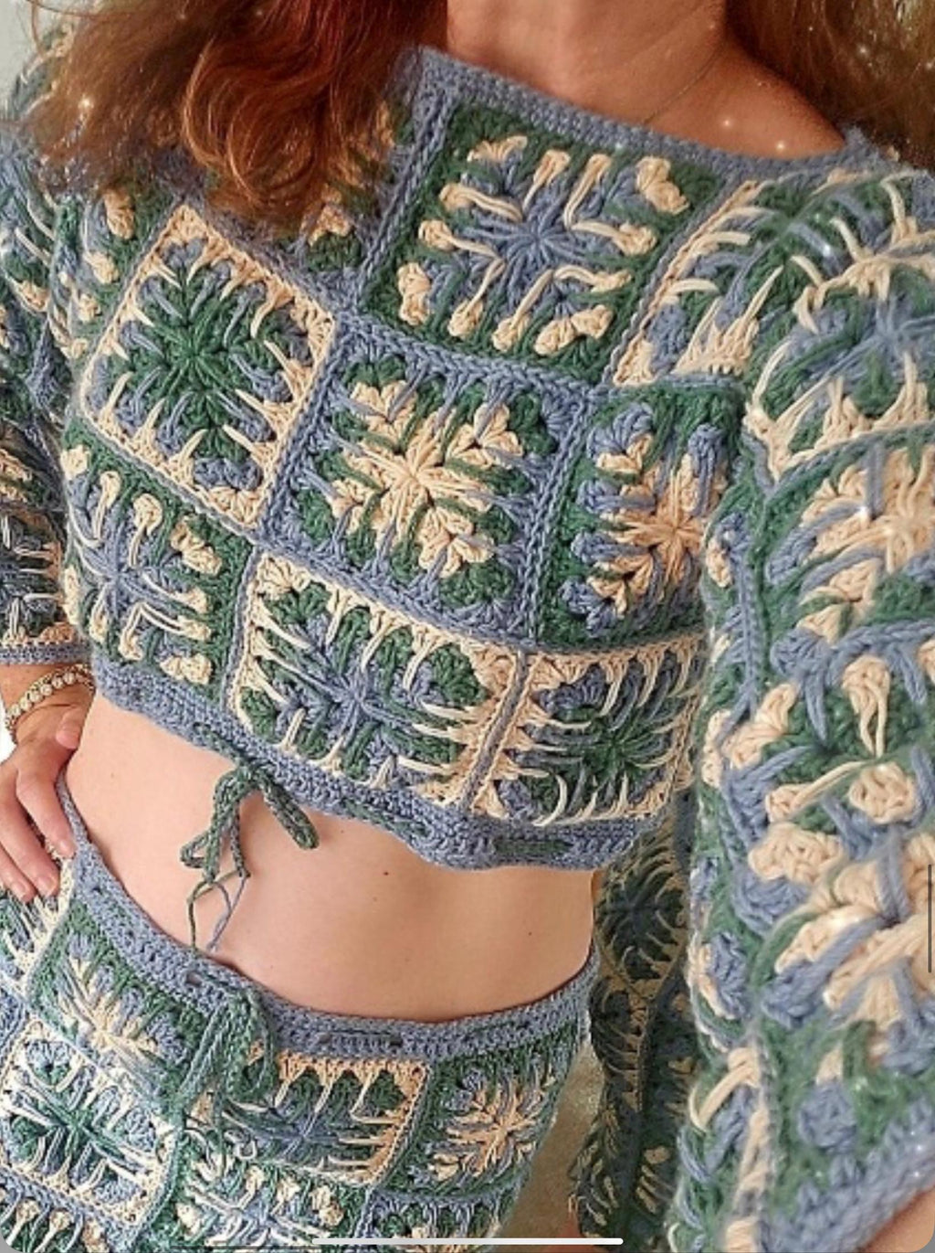 BREE SET crochet pattern , crochet set pattern, crochet dress pattern