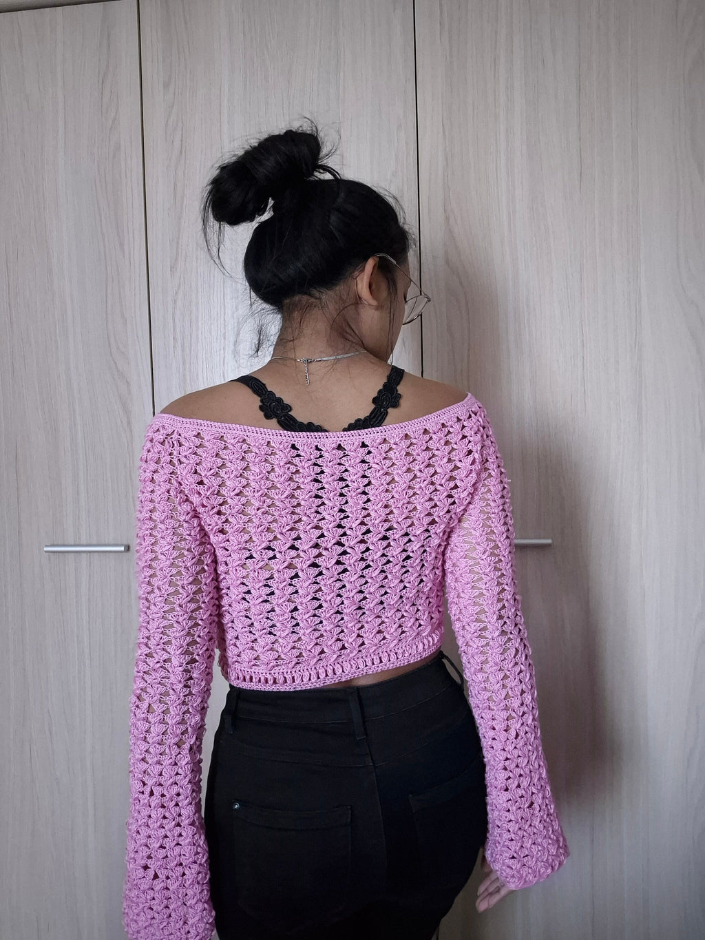 Heart crop top crochet patter