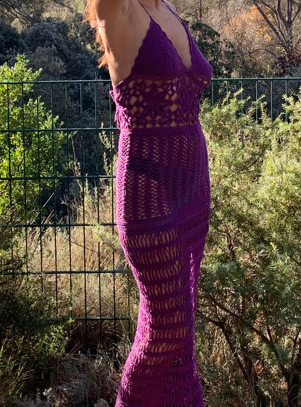 Lydia dress crochet pattern, crochet dress