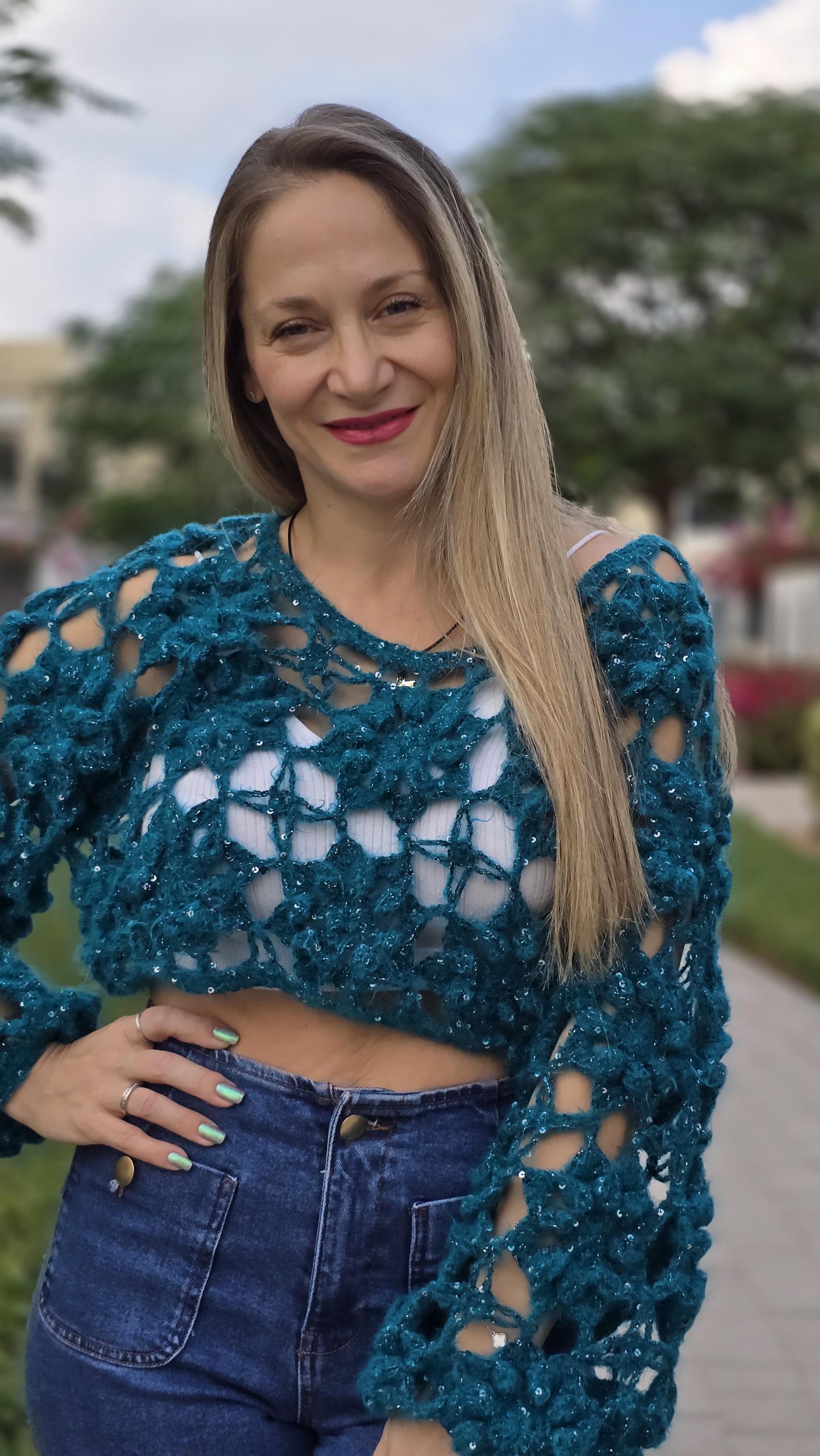 CHLORIS SWEATER PATTERN, crochet sweater, crochet pattern, crochet sweater pattern